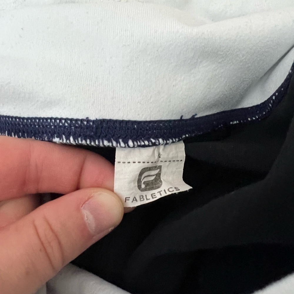 𝅺FABLETICS Women’s Black and Blue Leggings Fits‎ XS/S - Picture 5 of 7